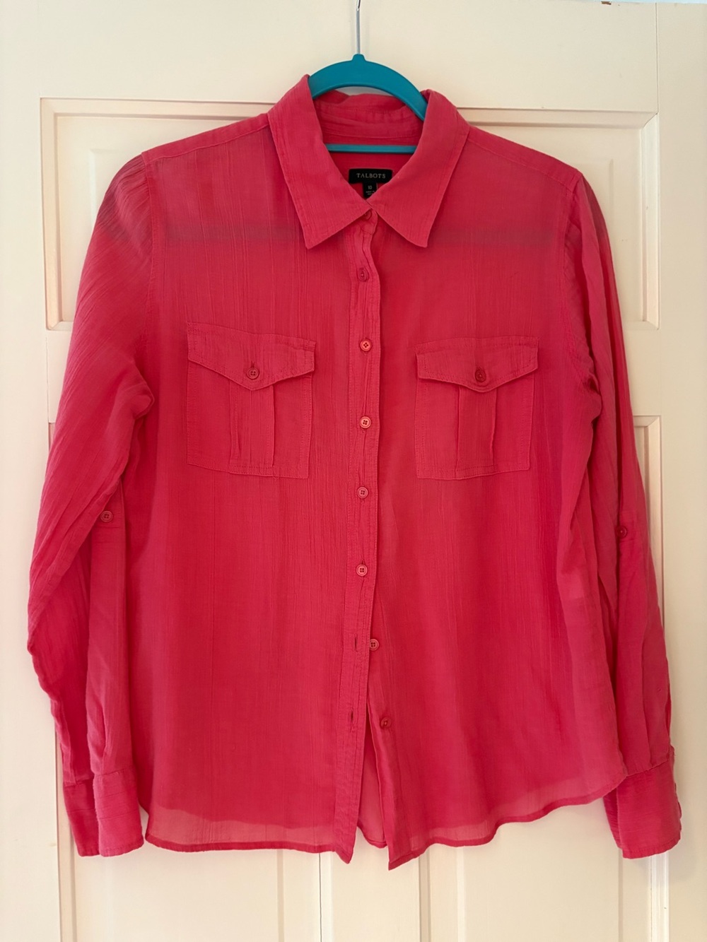 Light cotton gauze Talbots shirt